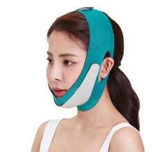 Hot Selling V-Face Bandage Beauty Mask Tighten Double Chin Pulling Mask Small V-Face Bandage ￼ - Teal Blue - View 7
