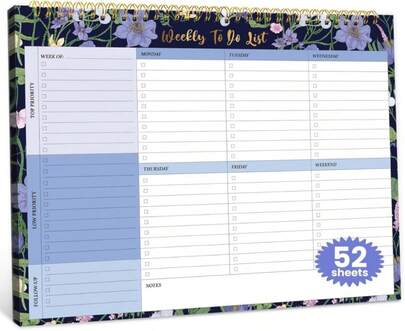 Weekly To Do List N…