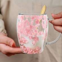 CYPNRegalos para mujer tazas de café de vidrio de doble pared lindas tazas de té de vidrio con asas taza de otoño regalos de cumpleaños para mejores amigos maestro mamá regalos para regalos para elFashion - 222337846 - Ver 4