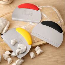 1pc Stainless Steel Bread Knife Blade, Baking Tool With Scale, Baking Cutter, Kitchen Supplies - Multicolor - View 9