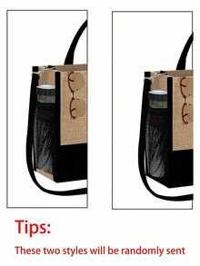 Personalized Name Customized Women's Beach Theme Tote Bag Set,You Can Freely Customize Various Artistic Font Names,It Includes A Large-Capacity Handbag And Two Cosmetic Bags.Travel Bags, Multi-Functional Storage Bags - Multicolor - View 10