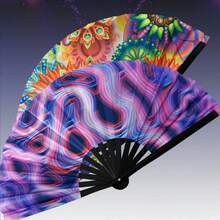 Quạt xếp cổ điển (2 chiếc/1 chiếc), Quạt Kung Fu, Quạt xếp cỡ lớn, Quạt trang trí, Quạt nhiều màu, Quạt phát sáng trong bóng tối, Quạt xếp, Quạt xếp cỡ lớn phát sáng UV, Quạt biểu diễn, Quạt cầm tay UV nhiều màu, Quạt nhiều màu, Quạt sáng tạo, Quạt Kung Fu vải phản quang, Trang trí và phụ kiện nhà cửa, Đồ dùng tiệc tùng, Nhu yếu phẩm hàng ngày - Nhiều màu - Xem 8