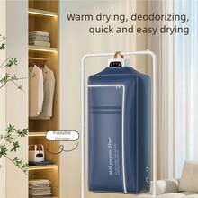 OBOVAY Secadora de ropa portátil y compacta, con tecnología de secado rápido mejorada, temporizador ajustable y función de liberación de arrugas - Multicolor - Ver 3