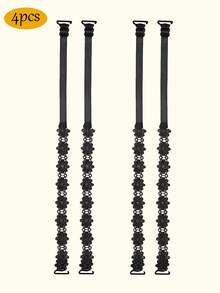 6件/4件/2件套装 - 向日葵蕾丝花卉文胸，可拆卸肩带，隐形蕾丝后背，露肩设计