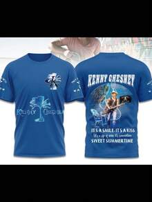 Kenny Chesney Sweet Summertime 3D-Shirt - màu đen - Xem 2
