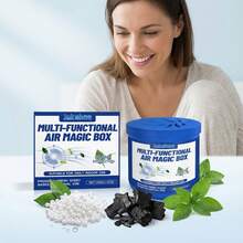 1pc Home Air Purifier Magic Box, Indoor Air Freshener & Odor Eliminator, Natural Fragrance - Multicolor - View 8