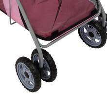 YUNRUX Portable Shopping Carts - Pink - View 3