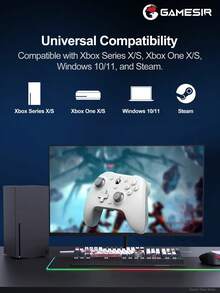 GameSir G7 HE Wired Game Controller, Compatible With Series X/S, One X/S, Win 10/11 And Steam PC, Equipped With Hall Effect Joysticks And Analog Triggers, 4 Asymmetric Vibration Motors, 2 Mappable Advanced Buttons, Customizable Software, Magnetic Detachable Faceplate. - G7 - View 4