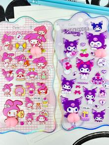 官方卡通人物3D立体夜光贴纸，可爱创意儿童玩具贴纸，批发 - 彩色 - 查看 5