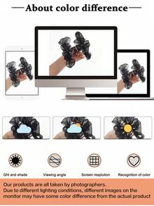 蓬松云朵泡泡发夹 - 黑色薄纱水钻发夹，女士适用，适合盘发/丸子头/马尾辫，牢固时尚的发饰