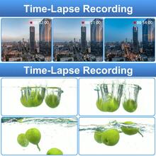 Nicamery 3600万像素1080P全高清数码摄像机，3.0英寸IPS可旋转屏幕，16倍数码变焦，配备32GB存储卡和2块电池（黑色） - 黑色 - 查看 6