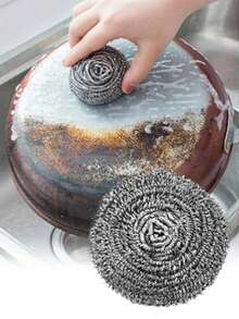 粉色不锈钢清洁剂，通用厨房清洁膏，神奇去污剂，轻松去除厨房用具上的锈迹和污垢 - 彩色 - 查看 8