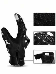 骑行手套 - 黑色 - 查看 6