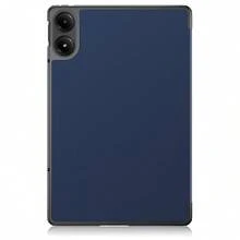 Ốp bảo vệ máy tính bảng gập ba màu trơn, thiết kế vỏ cứng, chống rơi vỡ, hỗ trợ chức năng ngủ/thức thông minh, tương thích với iPad Pro 7 11.2 inch (mẫu 2024), iPad Pro 6, iPad Pro 7, Redmi Pad SE 11 inch và Redmi Pad Pro 12.1 inch. - Màu xanh hải quân - Xem 7