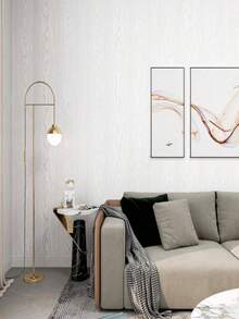 1 Roll White Wood Grain Self-Adhesive Wallpaper, Waterproof Removable PVC Wallpaper, Suitable For Kitchen, Bedroom, Living Room, Cabinets, Wooden Doors, Tabletops, Home Decor And Furniture Renovation, Easy To Peel And Stick, Birthday/Graduation Gift, Room Decor, Wall Decor, Bathroom Decor, Bedroom Decor, Room Decor Supplies, Living Room Decor, Home Decor, Living Room Wall Art Wallpaper, Wall Stickers, Wall Decals - White - View 7