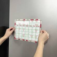 1pc/Erasable Monthly And Weekly Planning Magnetic Calendar Stickers, Whiteboard Soft Magnetic Note Stickers, Message Boards, Fridge Magnets. - Multicolor - View 7