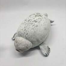 1pc Realistic Plush Seal Stuffed Animal Doll, Soft Cuddly Seal Doll, Decorative Pillow, Sofa Cushion, Children's Doll, Birthday/Christmas Gift - Multicolor - View 17