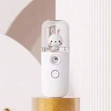 1pc Nano Mist Facial Humidifier, Compact & Cute, Portable, USB Rechargeable, Can Be Used With Diluted Liquids