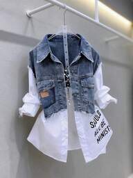 Casual Letter Plain Button Front Pocket Long Sleeve Button For Daily Wear