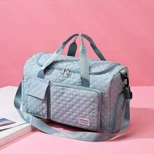 Large Capacity Multifunctional Luggage Tote Bag - Convertible Backpack/Crossbody With Dry/Wet Separation & Double-Sided Pockets, Travel Gym Bag For Swimming, Surfing (///) - Stylish Organizer - Multicolor - View 7