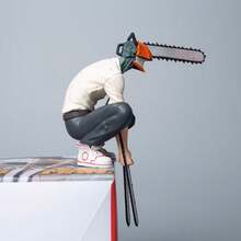 1pc Furyu  Denji Squatting Pose Noodle Stopper Action Figure Anime Peripheral Model Desktop Ornament Kawaii Otaku Collectible  Manga Figurine Cute Fan Gift Creative Decor Statue [ Denji Figure, Furyu Noodle Stopper Figurine, Denji Squatting Model,  Peripheral Decor, Anime Collectible Statue] Suitable For Daily Decoration Ornaments, Holiday Gifts, Birthday Gifts, Home And Office Decor, Perfect Presents For  Fans, Lovers, Friends And Classmates, Fashionable, Cute And Distinctive. - 6 - 查看 4
