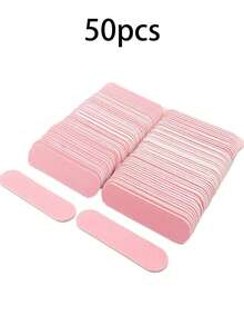 50pcs Multi-Functional Mini Double-Sided File Strip, Wearable Nail Wood Sheet File, Small Rubbing Strip, Double-Sided Nail File, Thin Sand Grinding Strip, Nail Polish Grinding Tool - Multicolor - View 6