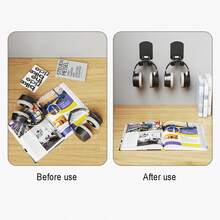 1 cái Giá Treo Tai Nghe Máy Tính Không Cần Khoan, Giá Giữ Tai Nghe, Giá Gắn Tay Cầm Chơi Game, Thiết Kế Gấp Gọn Đa Năng, Vật Dụng Cần Thiết Cho Ký Túc Sinh Viên, Tạm Biệt Bàn Làm Việc Bừa Bộn. Giá Treo Tay Cầm Chơi Game Có Thể Gập Gọn, Tiện Lợi Khi Sử Dụng. - Nhiều màu - Xem 10