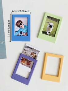 5/10/20 pezzi Cornici fotografiche magnetiche per pellicole Fujifilm Mini, cornici per foto a doppia faccia per frigorifero, cornici per opere d'arte - Multicolore - Visualizzare 6