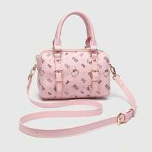 Sanrio 1个可爱卡通Hello Kitty枕套，清新甜美风格，百搭经典印花，高品质枕套，带衬里和拉链口袋，惊喜礼物 - 彩色 - 查看 12