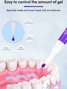 3支装紫色牙齿美白笔 - 美白牙齿、去除牙渍、保护牙釉质、改善外观、干式粘合剂技术 - 精心设计，打造美丽笑容 - 彩色 - 查看 4