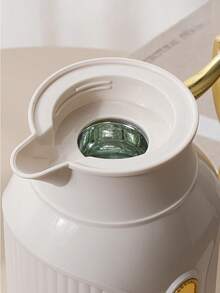 1个大容量真空保温瓶，镀金茶壶/咖啡壶，热水袋，按压式玻璃内胆真空保温袋 - 鍍金咖啡壺 - 查看 8