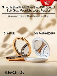 Charlotte Tilbury CT Soft Focus Radiant Powder 0.8g Loose Powder Fixation 00# 01# [Ukuran Mini] - 00#+01# - View 1