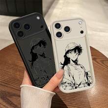 Conan phone case suitable for  17 16 16E 15 14 13 12 11 Pro Max 17 Air 16 Plu silicone all inclusive protection anti slip and anti fall soft case - SKU3-Conan - Ver 3
