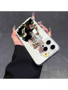 UE (DE et ES) Coque de téléphone série Warner Bros., style collage de vacances, compatible avec divers modèles dont 17, 16, 15, 14, 13, 12, 11 Pro Max, XS, XR, 8, 7 et 6FE, idéal comme cadeau de vacances - Transparent - Voir 5