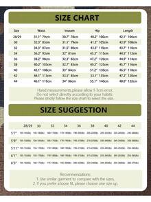 AKARMY Men's Casual Cargo Pants 250g Pants /1 Pcs Pants/100% Cotton  Camo Pants Combat Work Pants With 8 Pockets Outdoor (No Belt) - 棕色 - 查看 3