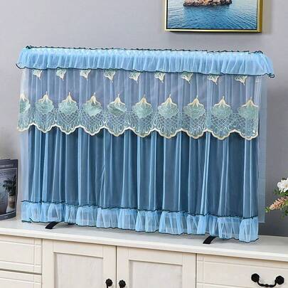 1个32/42/55英寸时尚超薄电视防尘罩，适用于桌面和壁挂式电视，电视开机时无需取下即可使用，既美观又实用，不影响观看体验。