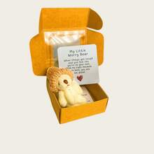 My Little Worry Bear Plush Toy With Greeting Card, A Cute And Soft Teddy Bear Plush Toy,Pocket Size Pocket Hug Teddy Bear Stuffed Animal, Comforting Sensory Fidget Toy For Anxiety Relief, Birthday Christmas Wedding Party Favors Gift - Multicolor - View 18