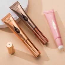 beauty glazed 液体遮瑕粉底液，配有气垫粉扑，高遮瑕力，自然哑光妆效，高光棒，超柔滑乳霜质地，面部高光棒 - #102 - 查看 8