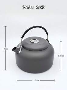 1个双容量露营水壶（27盎司/47盎司），铝合金耐热材质，带硅胶手柄，非常适合居家泡茶和户外露营旅行。 - 彩色 - 查看 6