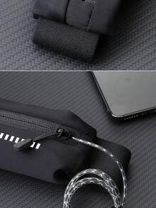 Outdoor Running, Casual Wear, Multifunctional Single-Layer Waist Bag, Unisex, Fitness And Cycling, Comfortable Water-Resistant Belt, Lightweight And Snug Fit - Multicolor - View 3