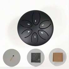 Mini Void Drum 3-Inch 6-Tone Steel Tongue Drum Void Drum For - Multicolor - View 12