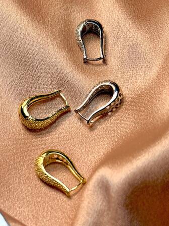 1 Pair Vintage High-End Earrings Inspired By Water Droplet Design, Inlaid With Zirconia Stones