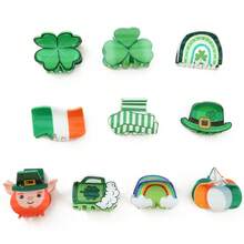 's Day Acrylic Hair Clip Cute Back Of Bun Claw Clip Four-Leaf Clover Hair Accessory - Họa tiết cỏ nhỏ - Xem 8