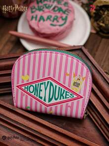 Girls' Harry Potter Honeydukes Card Holder – Multi-Layer Card Organizer & Coin Purse, Hogwarts Candy-Themed Mini Short Wallet For Commute Outing Party Christmas Halloween Birthday Gift For Women & White-Collar Workers - Multicolor - View 5