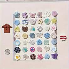 20pcs Assorted Colorful Buttons Set, Suitable For DIY Clothing, Sweaters And Crafts Decoration (Random Styles)