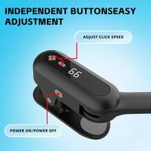 Wireless Auto Clicker,Phone Screen Device Speed Clicker For IPhone For IPad 2026 New Wireless Fast Click Simulation Finger Continuous Click For Live Broadcasts Likes,Game - 黑色 - 查看 4