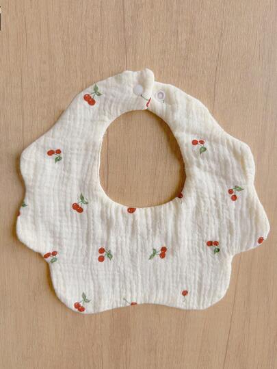 5pcs Baby Bibs, Soft Muslin Drool Bibs For Newborns, Infant Saliva Towel