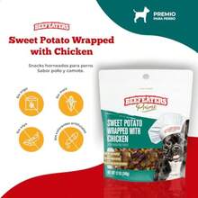 Premios para Perros PRIME Sweet Potato Wrapped Chicken 2 oz Batata y pollo nutritivo y delicioso - como en la foto - Ver 6