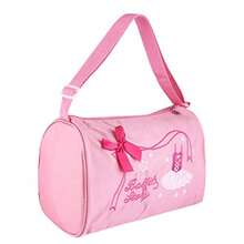 CYPNBolsa de ballet para niña Bolsa de Natación de Ballet de Baile para Niña Mochila de Mano Bordada Bolsas de Lona de Baile para Danza Gimnasia Yoga Latino RosaFashion - Rosa - Ver 3