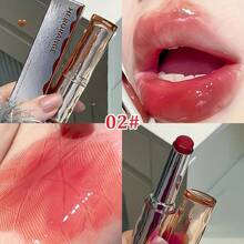 [6 Piece Set]HERORANGE Mirror Shine Solid Lip Gloss - Non Transfer, Hydrating & Plumping Waterproof Mini Portable Design Silver Luxury Case Festival Party Must Have Valentine's Day Gift Girly Must Haves Cheap Teen Girls  Stuff Makeup For Women - Vô vị - Xem 7